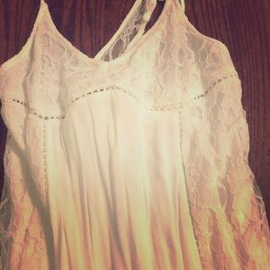 White MOSSIQUE maxi dress